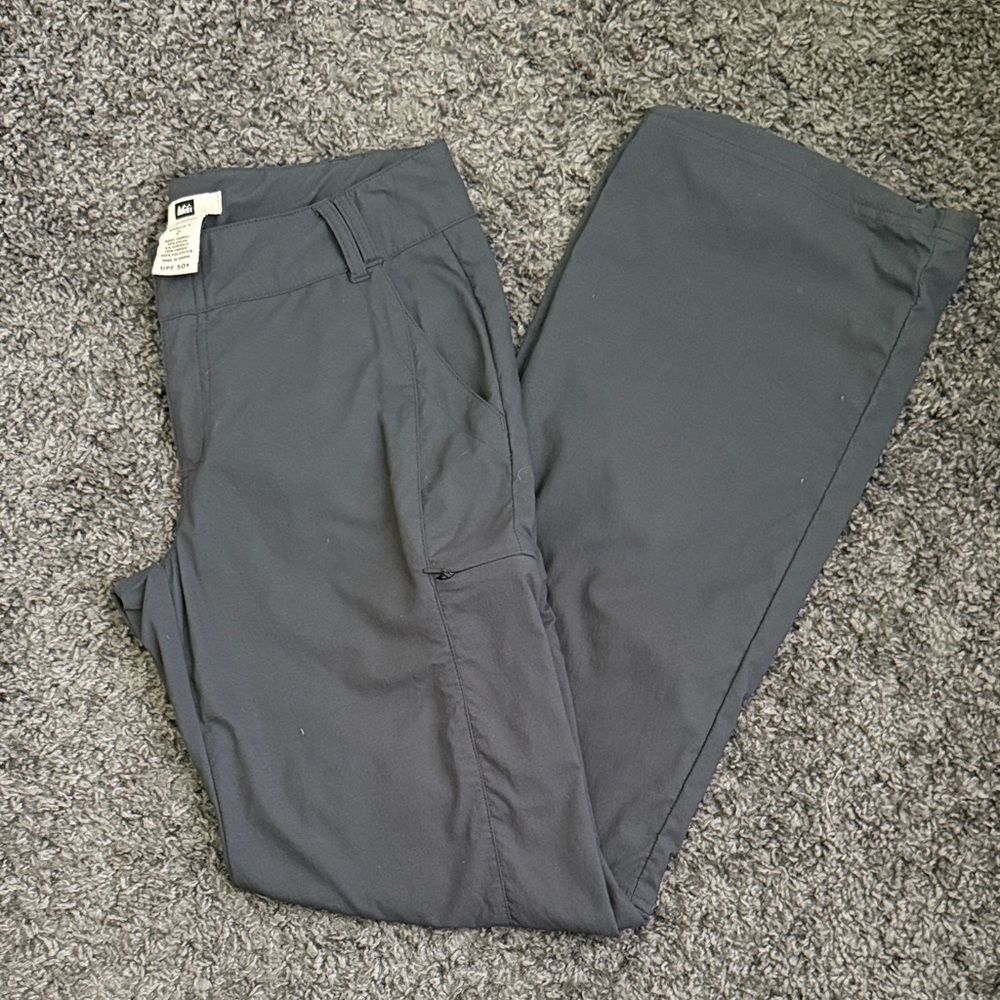 REI Women's Gray Straight Leg Pants